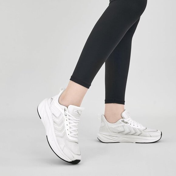 Women's White Breathable Tennis Shoes Non-Slip Sneakers for Walking & Workout - Picture 6 of 7